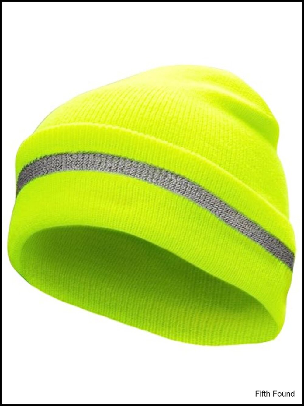 Unisex Reflective Beanie Knit Cap High Visibility Safety Hat
